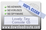 Lovely Tiny Console GS - DownloadRoute.com - No adware, No viruses and No spyware
